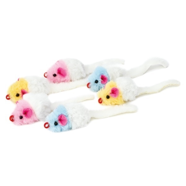 極遊び塾! ふわふわマウス 6匹入 ニャンタクラブ NYANTA CLUB マルカン