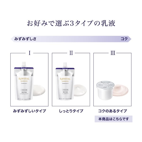REVITAL(リバイタル) エマルジョン III コクのあるタイプ 資生堂