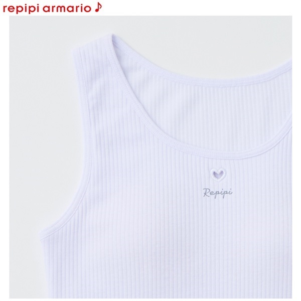 repipi armario(レピピアルマリオ) ワンポイントタンクトップ