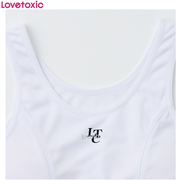 Lovetoxic(ラブトキシック) ワンポイントハーフトップ 女の子