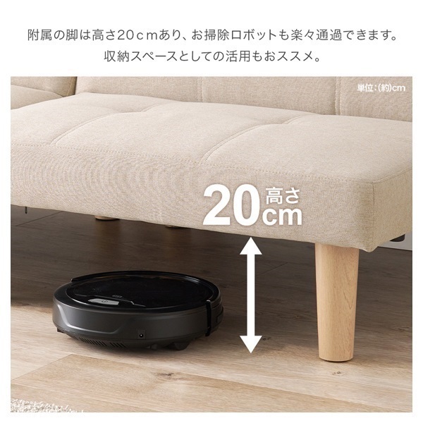 4wayライトグレー◆ベッドカウチ分割も出来るリクライニングマルチソファベッド 4wayライトグレー◇ベッドカウチ分割も出来るリクライニング