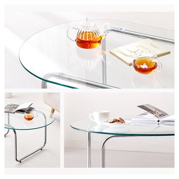 ガラスローテーブル スタイリッシュガラスローテーブル | イオンスタイルオンライン 衣料品