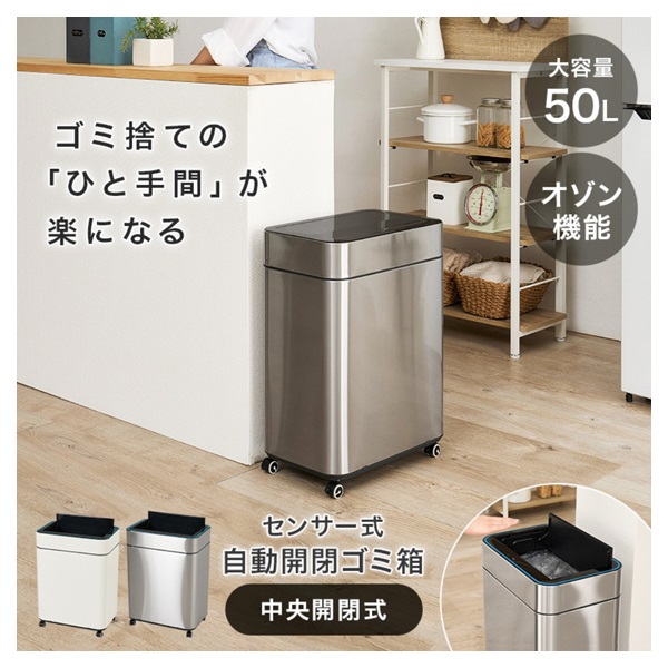 美品 センサー式 音声とタッチ ダブルコンパートメントごみ箱 58L Amazon｜シンプルヒューマン ゴミ箱 分別 リサイクル 48リットル