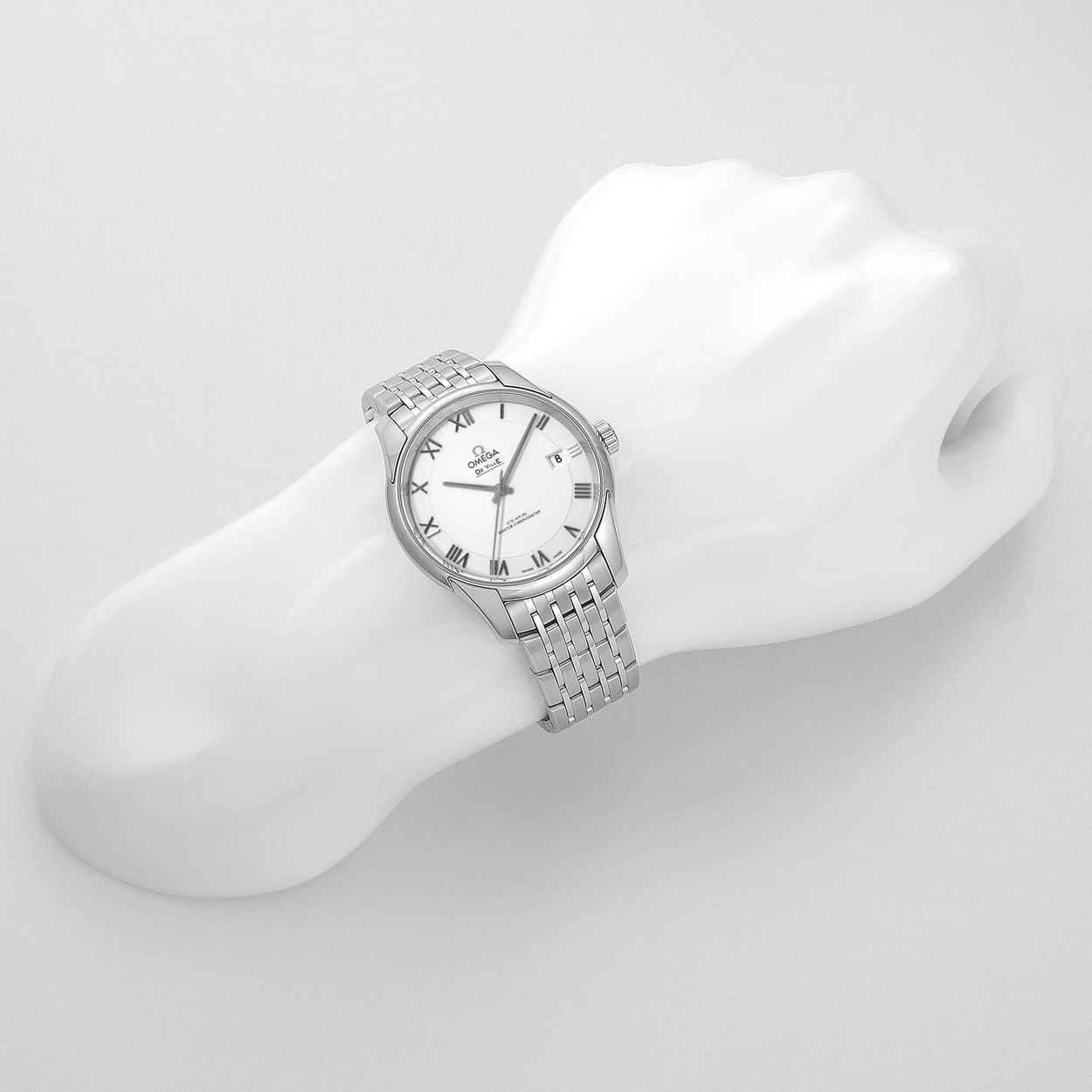 【OMEGA】 デ・ヴィル クォーツ腕時計　オーバーホール済 OMEGA DE VILLE TRESOR QUARTZ 36MM オメガ デ・ヴィル トレゾア