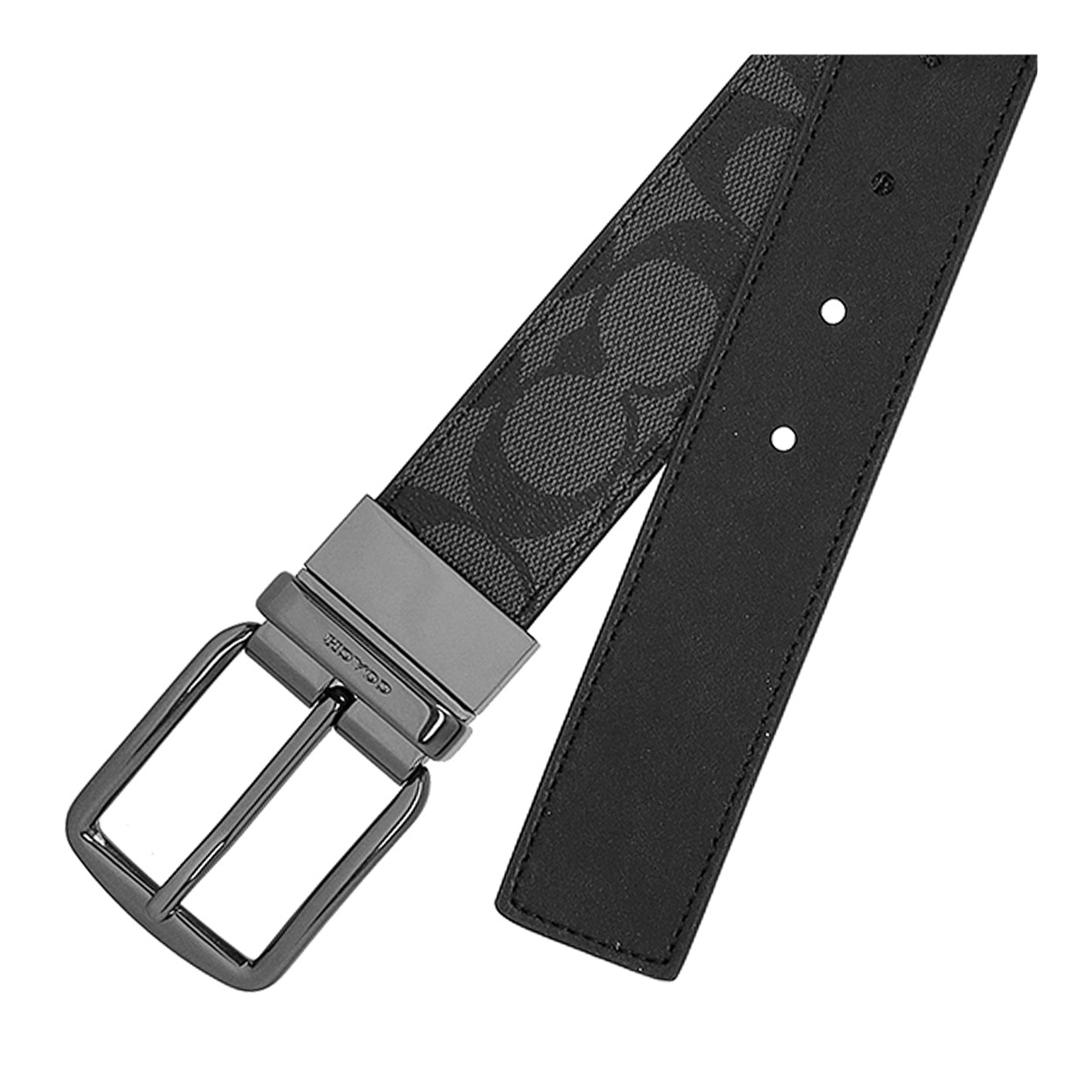COACH コーチ ベルト メンズ Belt リバーシブル仕様 ブラック