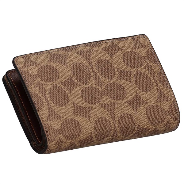 COACH(コーチ) ミディアム コーナー ジップ ウォレット・シグネチャー