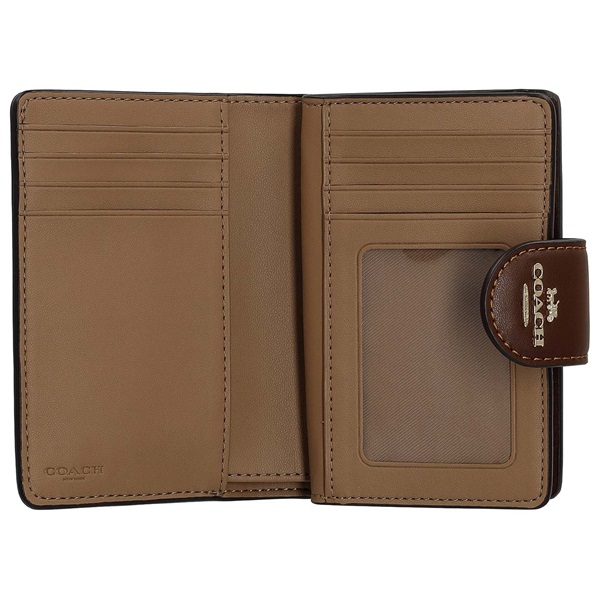 COACH(コーチ) ミディアム コーナー ジップ ウォレット・シグネチャー