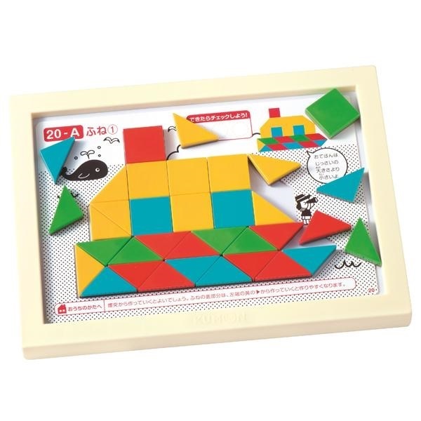 KUMON くもん 図形モザイクパズル 4944121546640 知育玩具