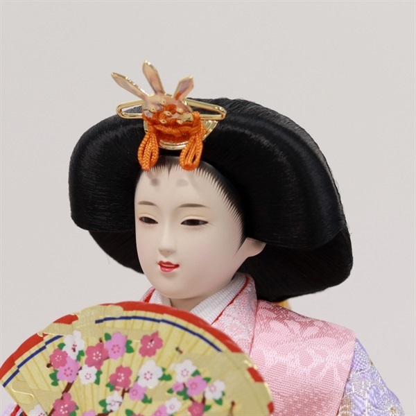 寿慶 親王ケース飾り「響」 ホワイト 4944358078105 ひな人形 雛人形