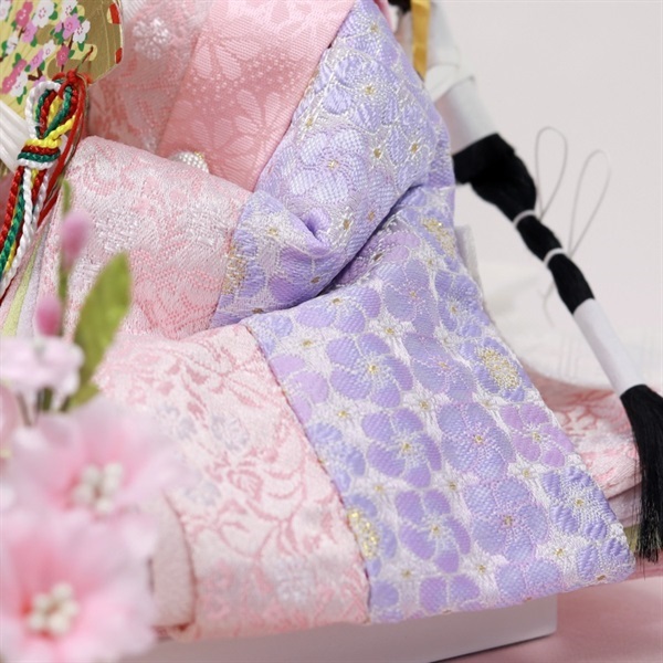 寿慶 親王ケース飾り「響」 ホワイト 4944358078105 ひな人形 雛人形