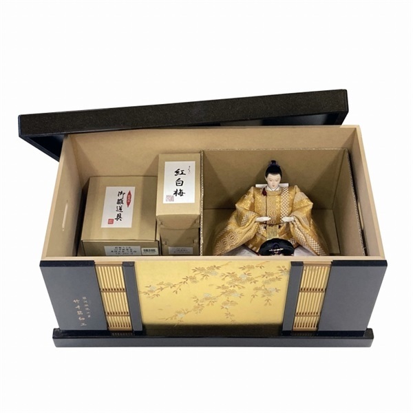 寿慶 親王収納飾り「月夜桜」 4944358078204 ひな人形 雛人形 | イオン