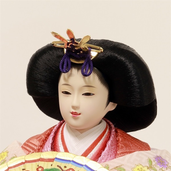 美品　ひな人形◆「みやび」親王ケース飾り◆木製ケース◆コンパクト ケース飾り 寿慶 親王ケース飾り「桜みやび」 4944358165577 ひな人形 雛人形