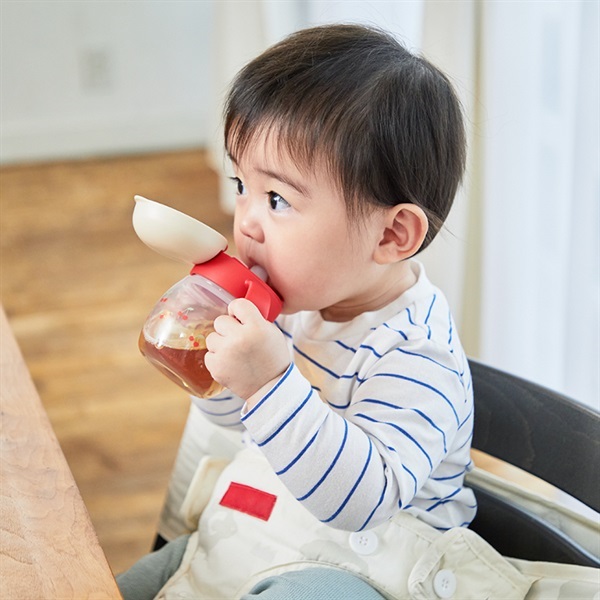 リッチェル トライ ストロー飲みマスターセット ブラウン 5ヶ月頃