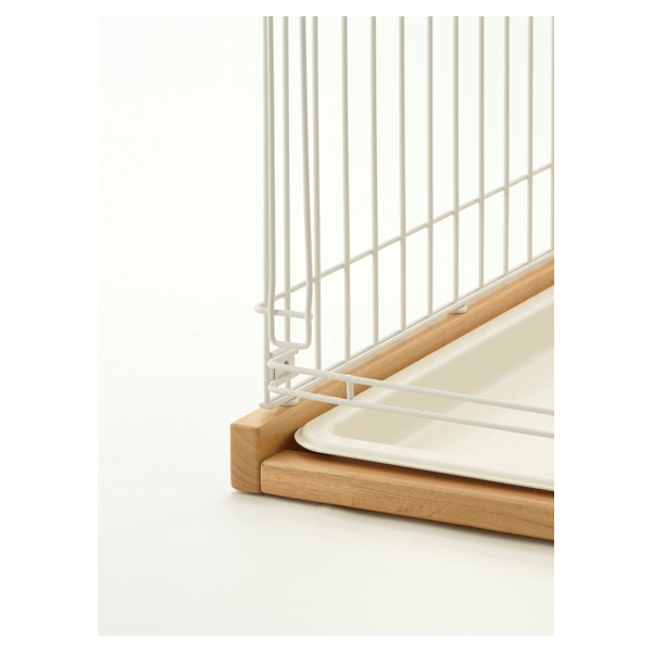 木製お掃除簡単キャットサークル S ライトブラウン 1個