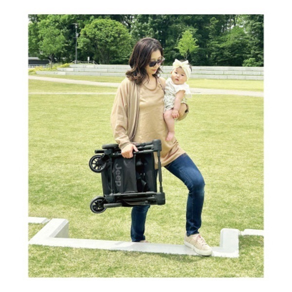 JEEP HOLIDAY ジープ ホリデー ブラック 7ヵ月頃～ 背面 ベビーカー