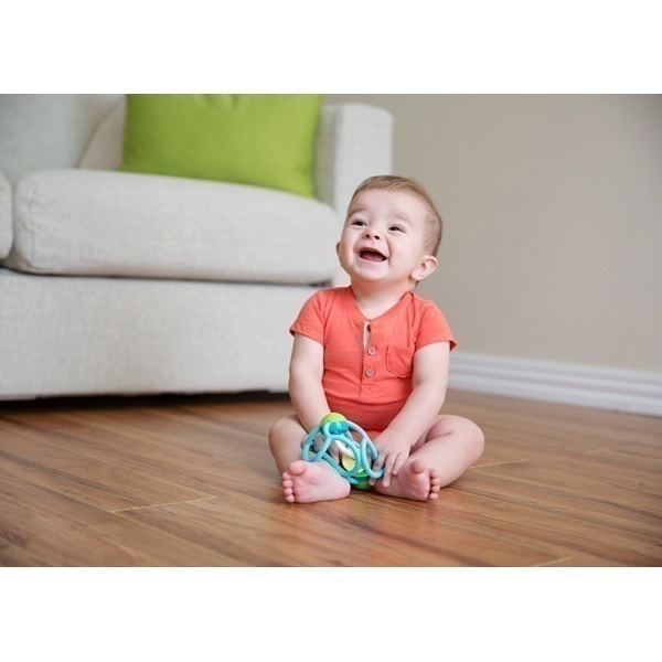 ogosports ボリィカラフルラトル レッド ベビートイ ガラガラ | イオン