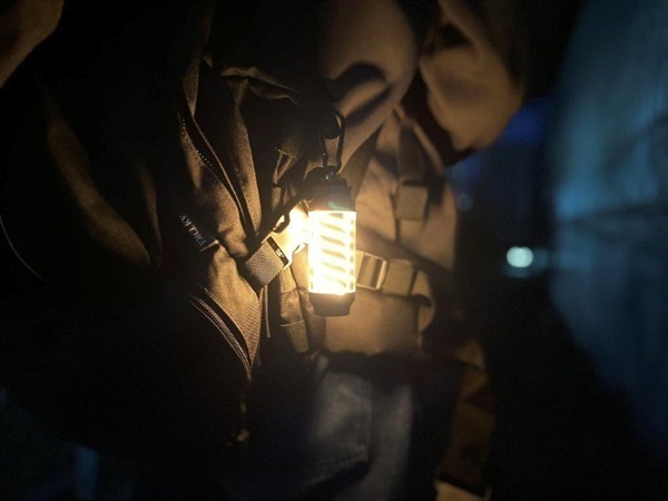 ひょうたん型ランプ　黒 スパイローLEDランタンブラック | イオンスタイルオンライン