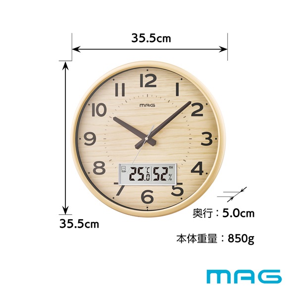 電波掛時計 ゴーフル | イオンスタイルオンライン 衣料品・暮らしの品