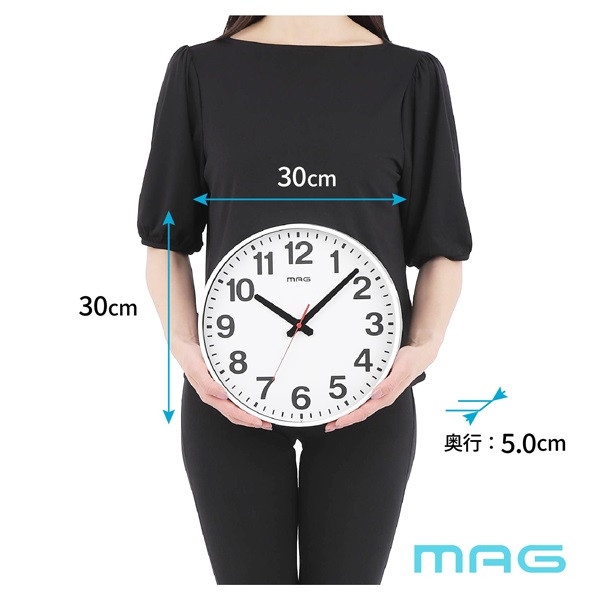 マグ 連続秒針 掛時計 | イオンスタイルオンライン 衣料品・暮らしの品