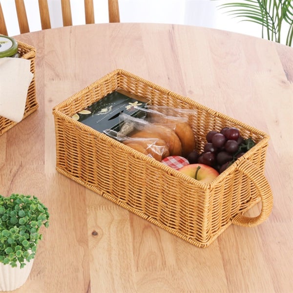 不二貿易 洗えるバスケット ハンドル付き | イオンスタイルオンライン