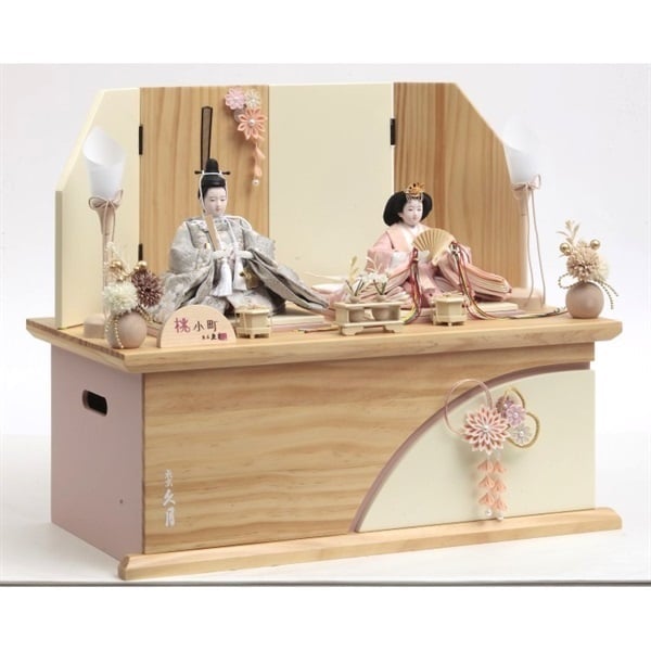 まりんさま専用‼️　お雛様久月親王雛桃山 久月 親王収納飾り「桃小町 結菜」 4960282394142 ひな人形 雛人形