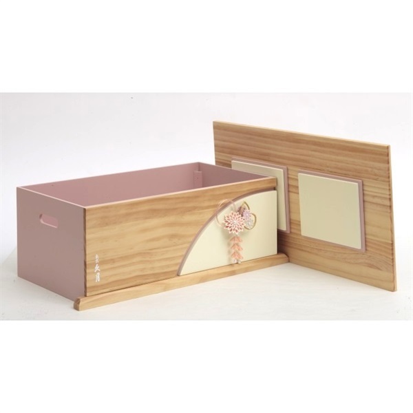 久月 親王収納飾り「桃小町 結菜」 4960282394142 ひな人形 雛人形