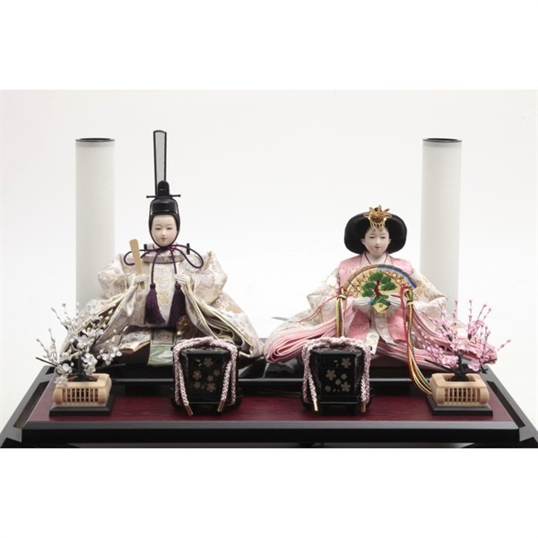 久月 親王ケース飾り「美桜」 4960282394180 ひな人形 雛人形 | イオン