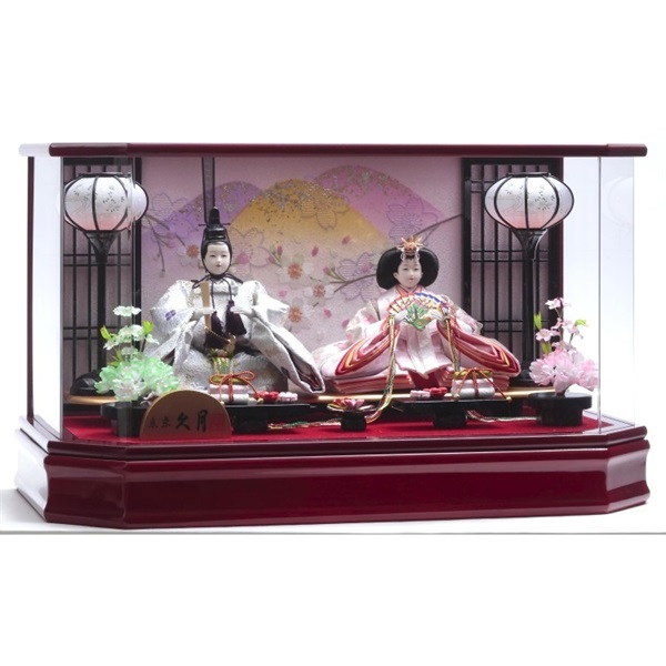 久月 親王ケース飾り「鈴音」 4960282394203 ひな人形 雛人形 | イオン