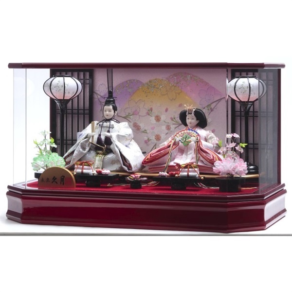 久月 親王ケース飾り「鈴音」 4960282394203 ひな人形 雛人形 | イオン