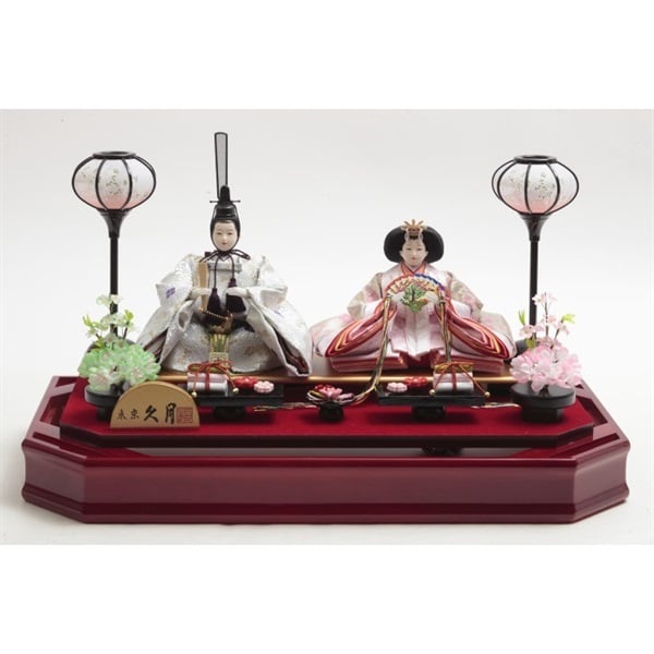 久月 親王ケース飾り「鈴音」 4960282394203 ひな人形 雛人形 | イオン