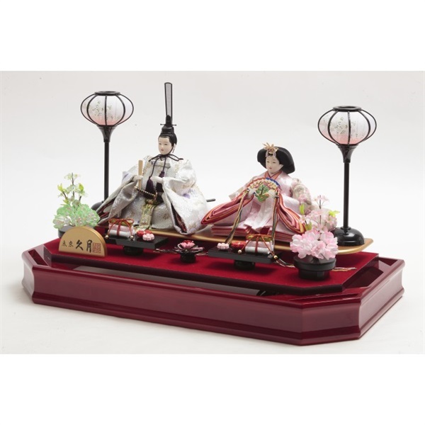久月 親王ケース飾り「鈴音」 4960282394203 ひな人形 雛人形 | イオン