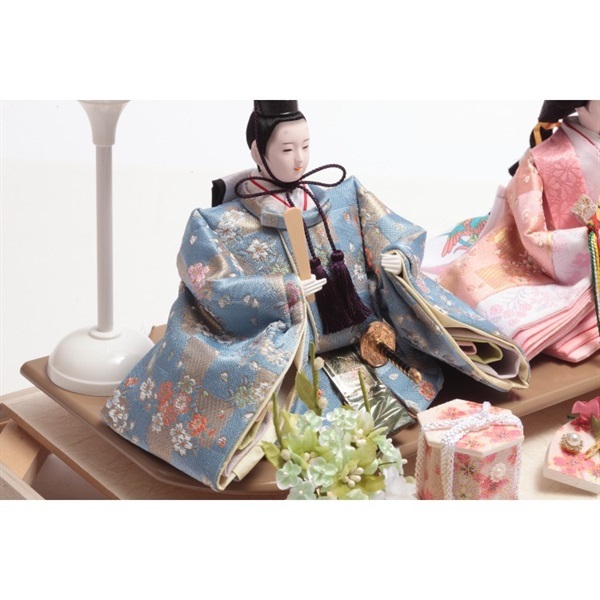 久月 親王ケース飾り「清花」 4960282394210 ひな人形 雛人形 | イオン