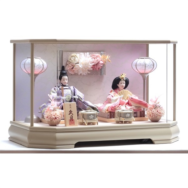 久月 親王ケース飾り「美結」 4960282394234 ひな人形 雛人形 | イオン
