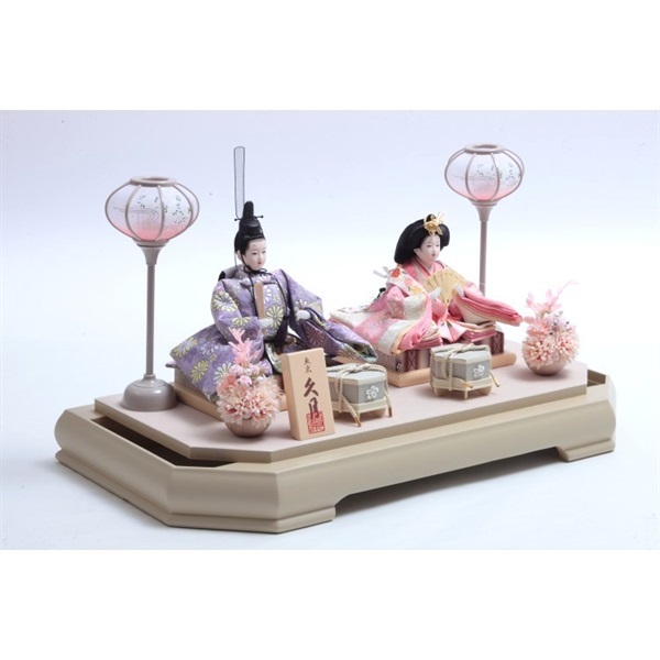 久月 親王ケース飾り「美結」 4960282394234 ひな人形 雛人形 | イオン