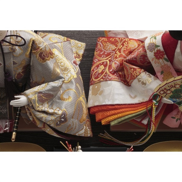 久月 親王ケース飾り「桜月夜」 4960282394265 ひな人形 雛人形