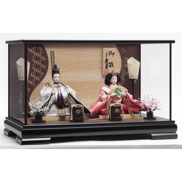 久月 親王ケース飾り「麻由」 4960282394272 ひな人形 雛人形 | イオン