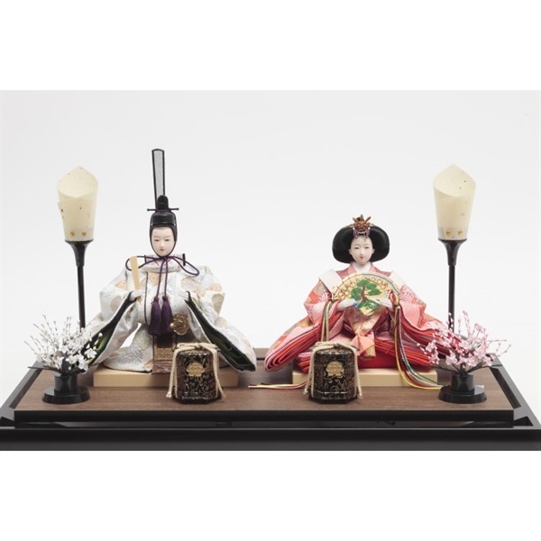 完売】久月 親王ケース飾り「麻由」 4960282394272 ひな人形 雛人形