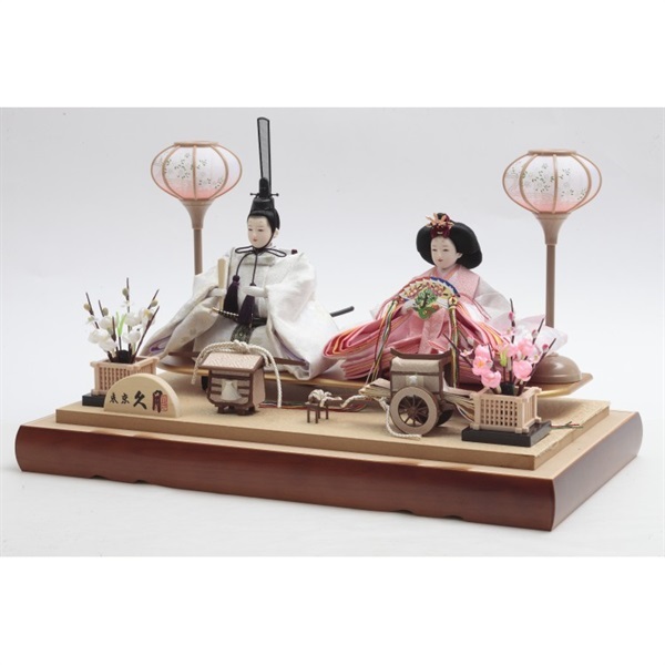 久月 親王ケース飾り「梅花」 4960282394289 ひな人形 雛人形 | イオン