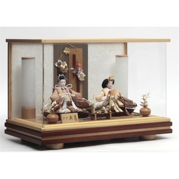 久月 親王ケース飾り「柚乃」 4960282394302 ひな人形 雛人形 | イオン