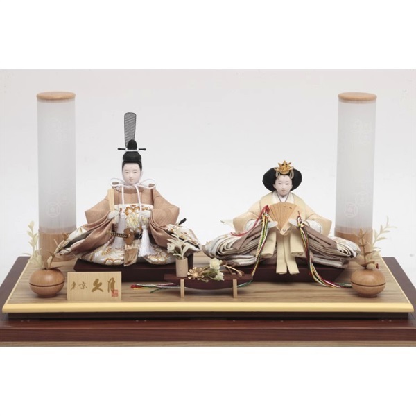 久月 親王ケース飾り「柚乃」 4960282394302 ひな人形 雛人形 | イオン