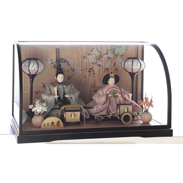 久月 親王ケース飾り「風雅」 4960282394319 ひな人形 雛人形 | イオン