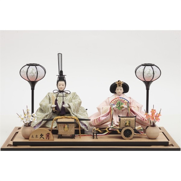 久月 親王ケース飾り「風雅」 4960282394319 ひな人形 雛人形 | イオン