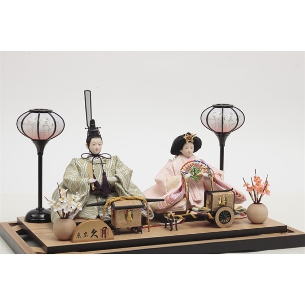 久月 親王ケース飾り「風雅」 4960282394319 ひな人形 雛人形 | イオン