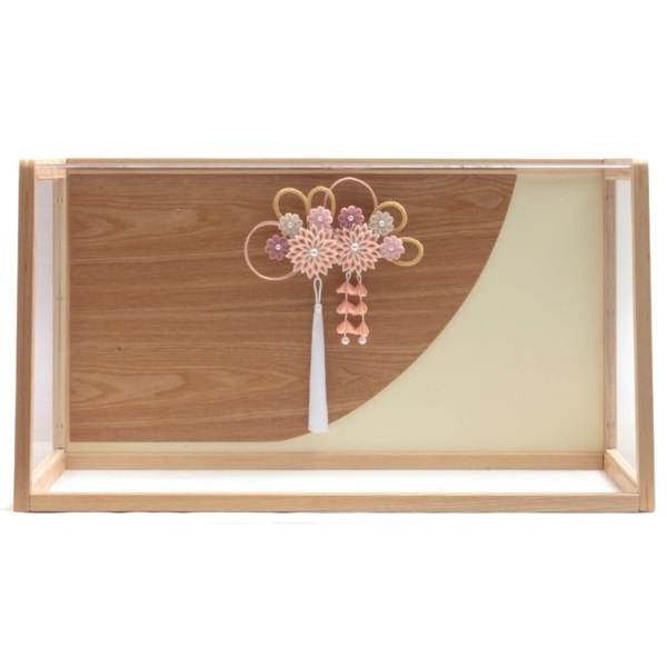 久月 親王ケース飾り「桃小町 彩葉」 4960282394326 ひな人形 雛人形