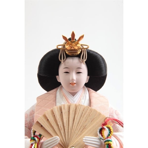 久月 親王ケース飾り「桃小町 彩葉」 4960282394326 ひな人形 雛人形