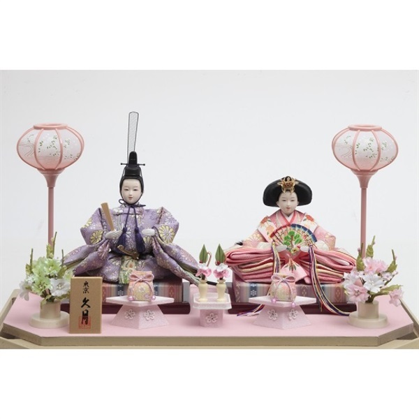 ひな人形 久月 親王ケース飾り「六花」 4960282394470 ひな人形 雛人形 | イオン