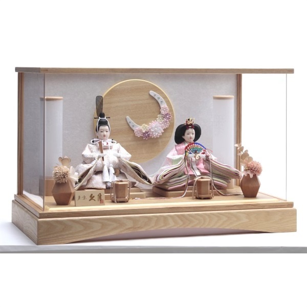 久月 親王ケース飾り「菜月」 4960282394487 ひな人形 雛人形 | イオン