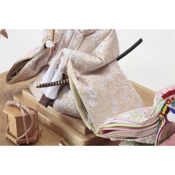 ひな 久月 親王ケース飾り「菜月」 4960282394487 ひな人形 雛人形 | イオン