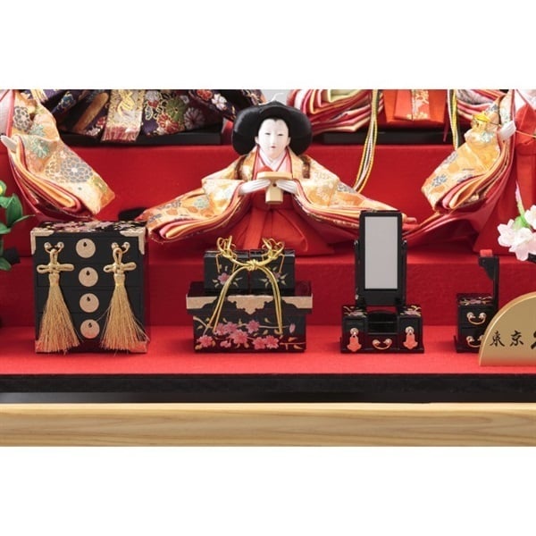 久月 五人ケース飾り「美愛」 4960282395019 ひな人形 雛人形 | イオン