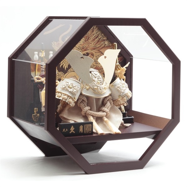 久月 兜ケース飾り「八角龍神(はっかくりゅうじん)」 五月人形 かぶと